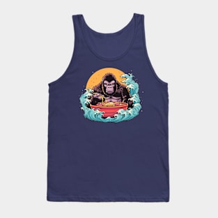 gorilla eat ramen Tank Top